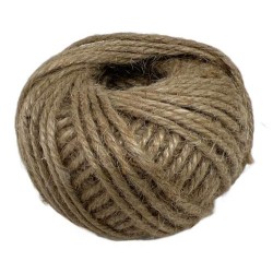 CORDON YUTE 2.5MM NATURAL C/100GR