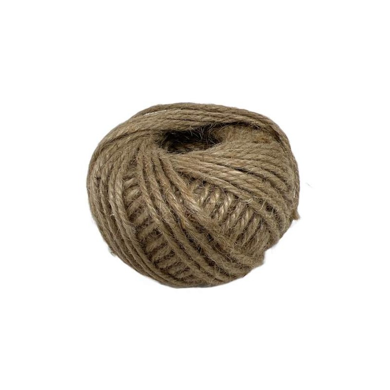 CORDON YUTE 2.5MM NATURAL C/100GR