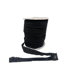 ENCAJE ELASTICO CON  ADHESIVO 25MM C/50M