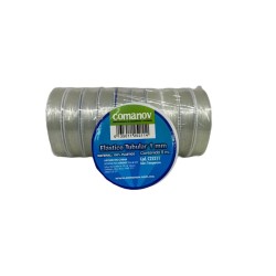 HILO ELASTICO TUB TRANS 1MM C/5M