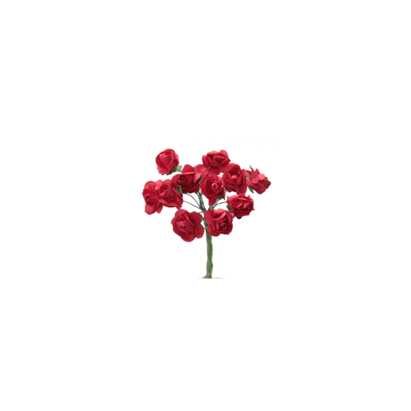 FLOR PAPEL ROSA 20MM C/144 FLORES