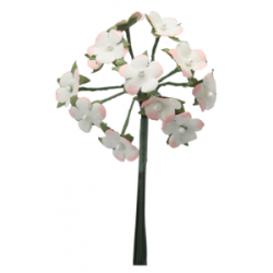 FLOR PAPEL NUBE CON PERLA C/144 FLORES