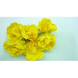 FLOR PAPEL ROSA 40MM C/72 FLORES