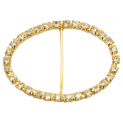 HEBILLA PEDRERIA OVAL 5X3.5CM C/24 PIEZAS