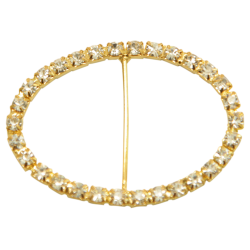 HEBILLA PEDRERIA OVAL 5X3.5CM C/24 PIEZAS