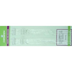 TIRANTE PLASTICO REFORZADO PARA BRASIERE 36 X 1.5CM