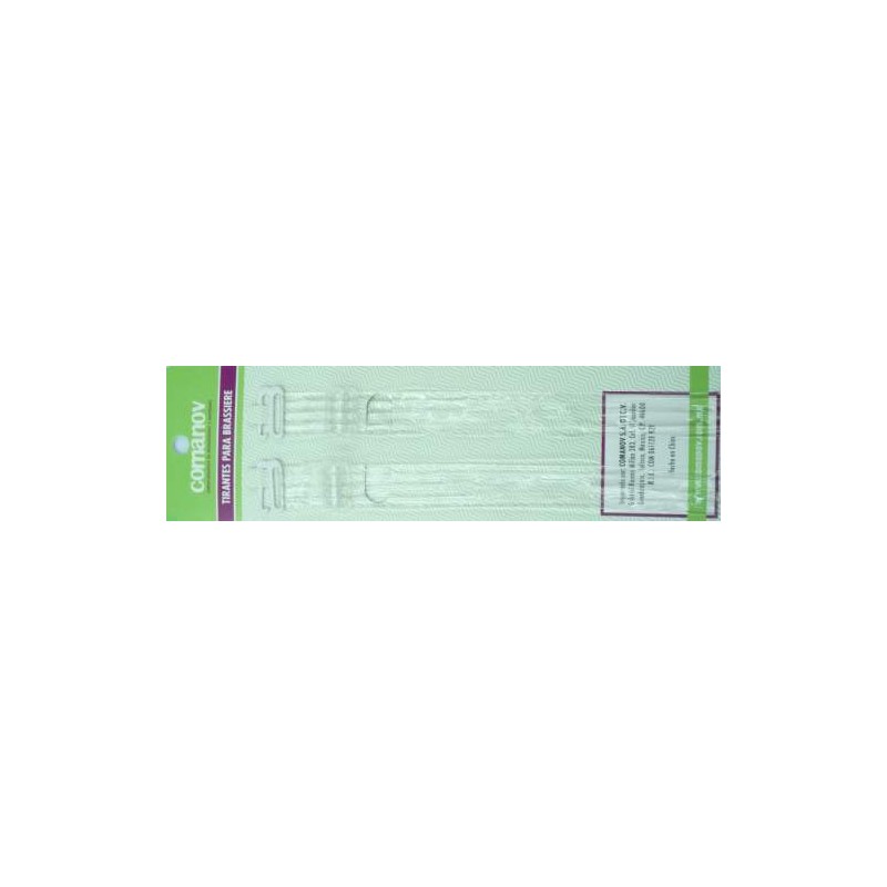 TIRANTE PLASTICO REFORZADO PARA BRASIERE 36 X 1.5CM