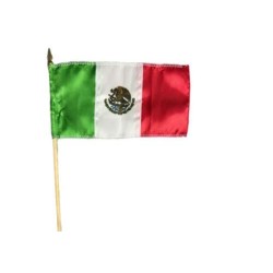 BANDERA MEXICO # 3 (12 X 22CM)