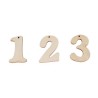 NUMERO MADERA 4CM C/20 PIEZAS