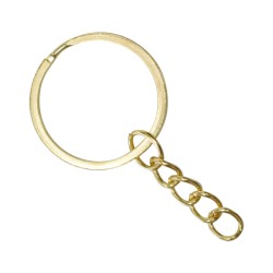 ARO LLAVERO C CCADENA 28MM C/ 100 PIEZAS