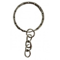 ARO LLAVERO C/CADENA TROQ 28MM C/100 PIEZAS