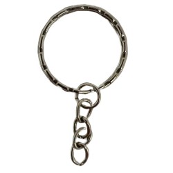 ARO LLAVERO C/CADENA TROQ 28MM C/100 PIEZAS