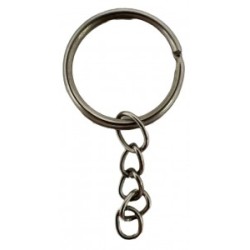 ARO LLAVERO C/CCADENA 25MM C/100 PIEZAS