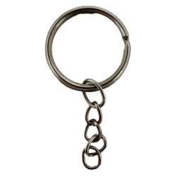 ARO LLAVERO C/CCADENA 25MM C/100 PIEZAS