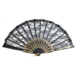 ABANICO ENCAJE 23CM