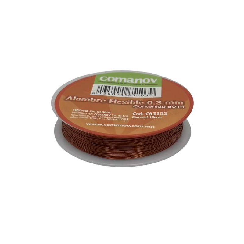 ALAMBRE FLEXIBLE .3MM C/50 METROS