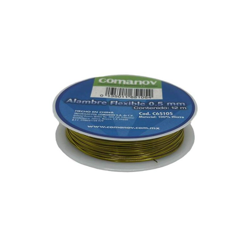 ALAMBRE FLEXIBLE .5MM C/ 12 METROS