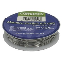 ALAMBRE FLEXIBLE .8MM C/ 4.5 METROS