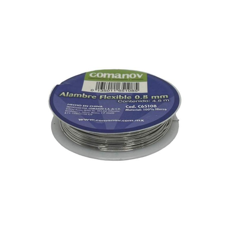 ALAMBRE FLEXIBLE .8MM C/ 4.5 METROS