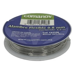 ALAMBRE FLEXIBLE .8MM C/ 4.5 METROS