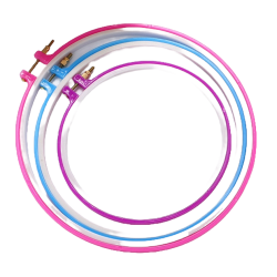 BASTIDOR PLASTICO C/ 3 PIEZAS (20CM,24CM,28CM)