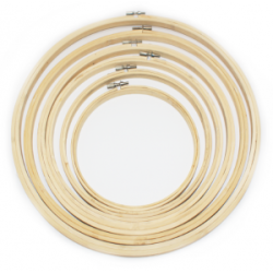 BASTIDOR BAMBU C/ 6 PIEZAS  (5",6",7",8",9",10")