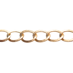 CADENA ALUMINIO GRABADO 20 X 15 X 1MM C/ 5 METROS