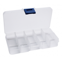 CAJA ORGANIZADORA CON 10 DIVISIONES - 13X6.8X3.2CM