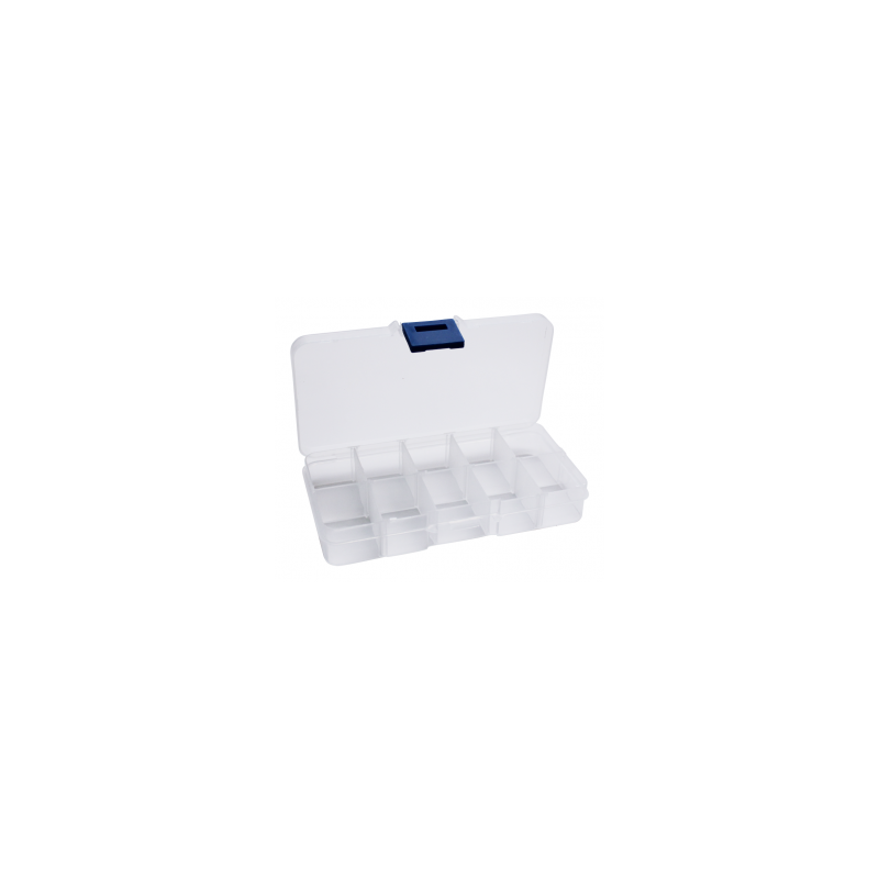 CAJA ORGANIZADORA CON 10 DIVISIONES - 13X6.8X3.2CM