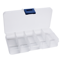 CAJA ORGANIZADORA CON 10 DIVISIONES - 13X6.8X3.2CM